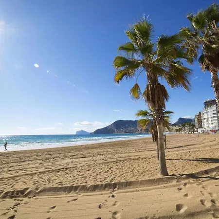 Moderno Apto 1ª Linea Piscinavistas A La Playa Parkingaa Cerca Pueblo Calp